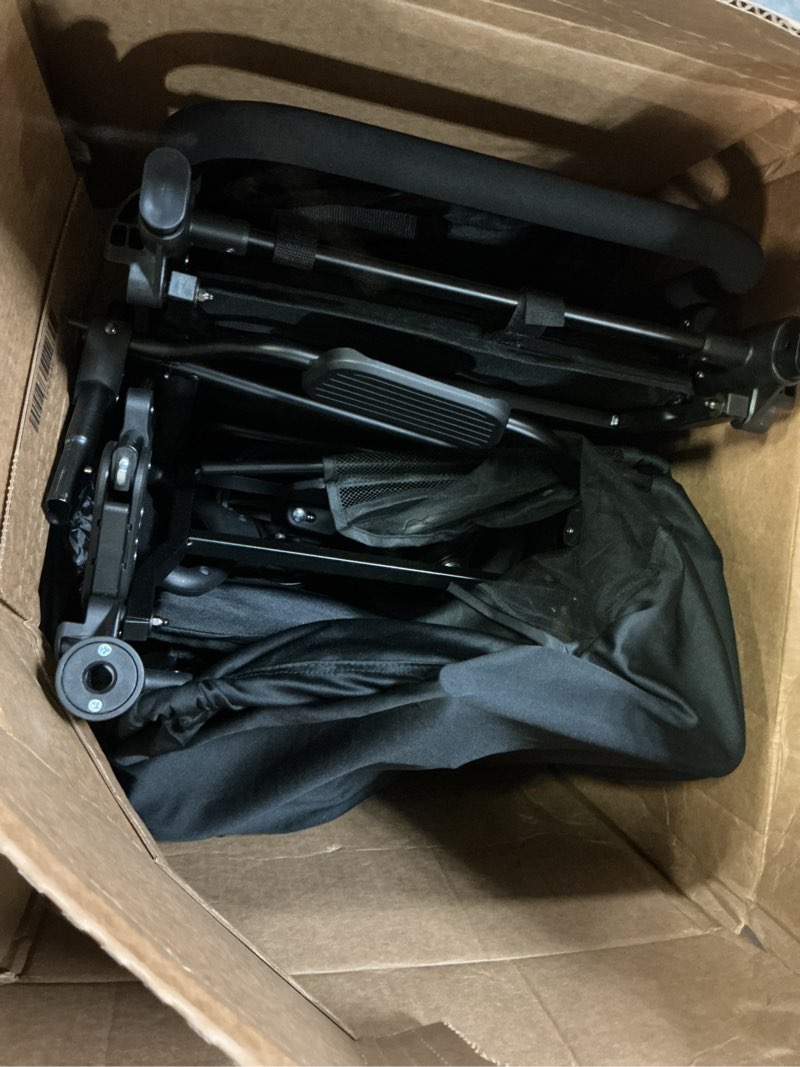 Condition photo showing Good Condition for vooi stroller wagon, 2 seater kids wagon, collapsible with 5-point harnesses, zipper door, sun canopy black w2-s