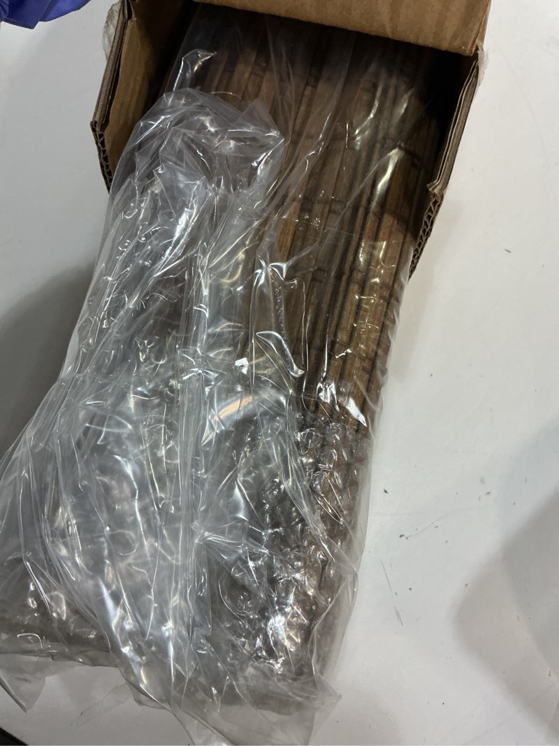 Condition photo showing Good Condition for Cordless Bamboo Roman Shades for Windows, Blinds Size (36" W ×64" H) Colour (Highfield Teak) Highfield Teak 36" W × 64" H