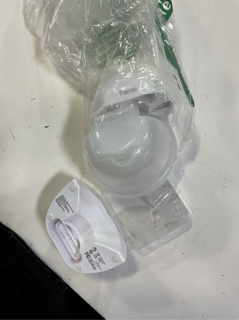 Condition photo showing As Is for paruu p10 hands-free breast pump wearable, 338mmhg strong suction, low noise, 4 modes & 9 levels, electric breast pump portable, smart display, 19/21/24/28mm insert/flange, 2 pack (white) 2 count