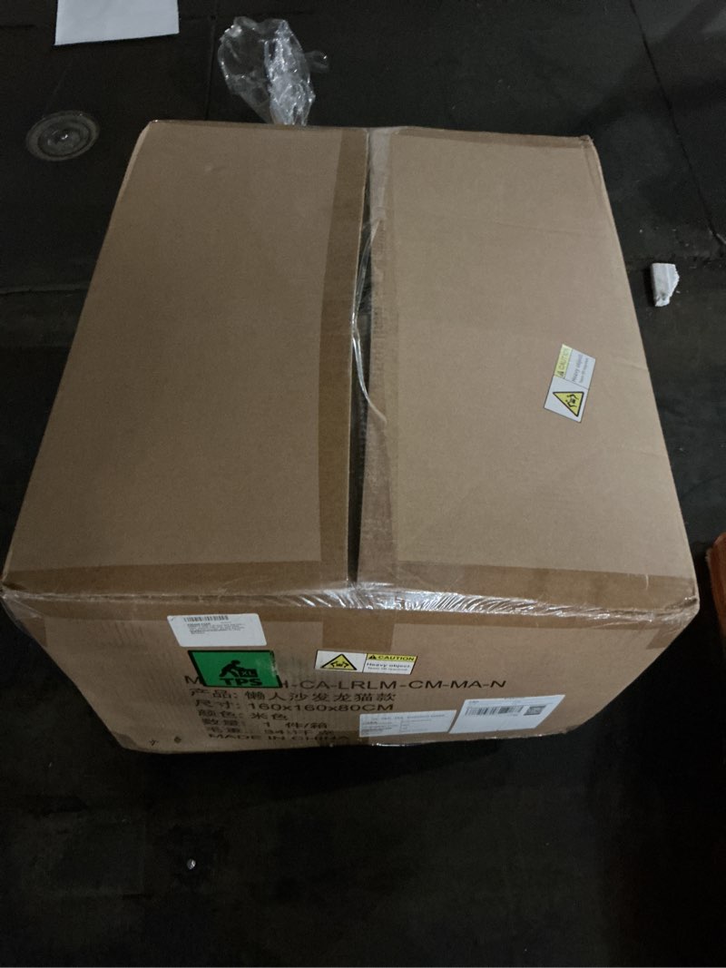 Condition photo showing New/Like New for HORIMOTE HOME 5.2Ft Giant Bean Bag Chair, Totoro-Inspired Fluffy Chair, Foam Filled, with Soft Faux Fur Cover, Big Bean Bag Chairs for Adults and Kids, Cozy Couch for Living Room Bedroom-Cream White