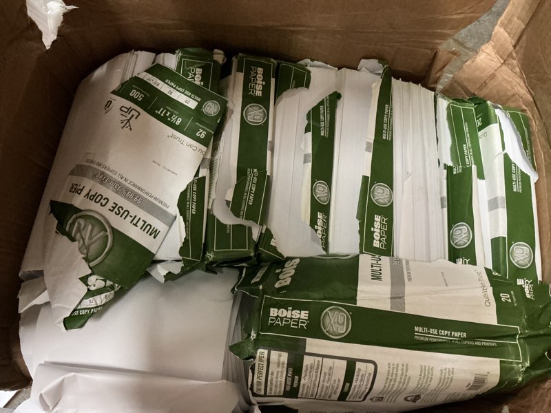 Condition photo showing Good Condition for boise x-9 multi-use printer & copy paper, 10 reams, white, letter (8.5in x 11in), 5000 sheets per case, 20 lb, 92 brightness