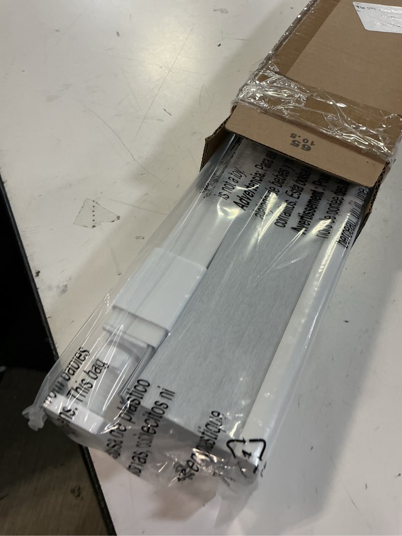 Condition photo showing Good Condition for lazblinds cordless cellular shades, no tools no drill blackout honeycomb shades pleated blinds for windows, 26'' w x 72'' h, silver white blackout-silver white 26'' w x 72'' h