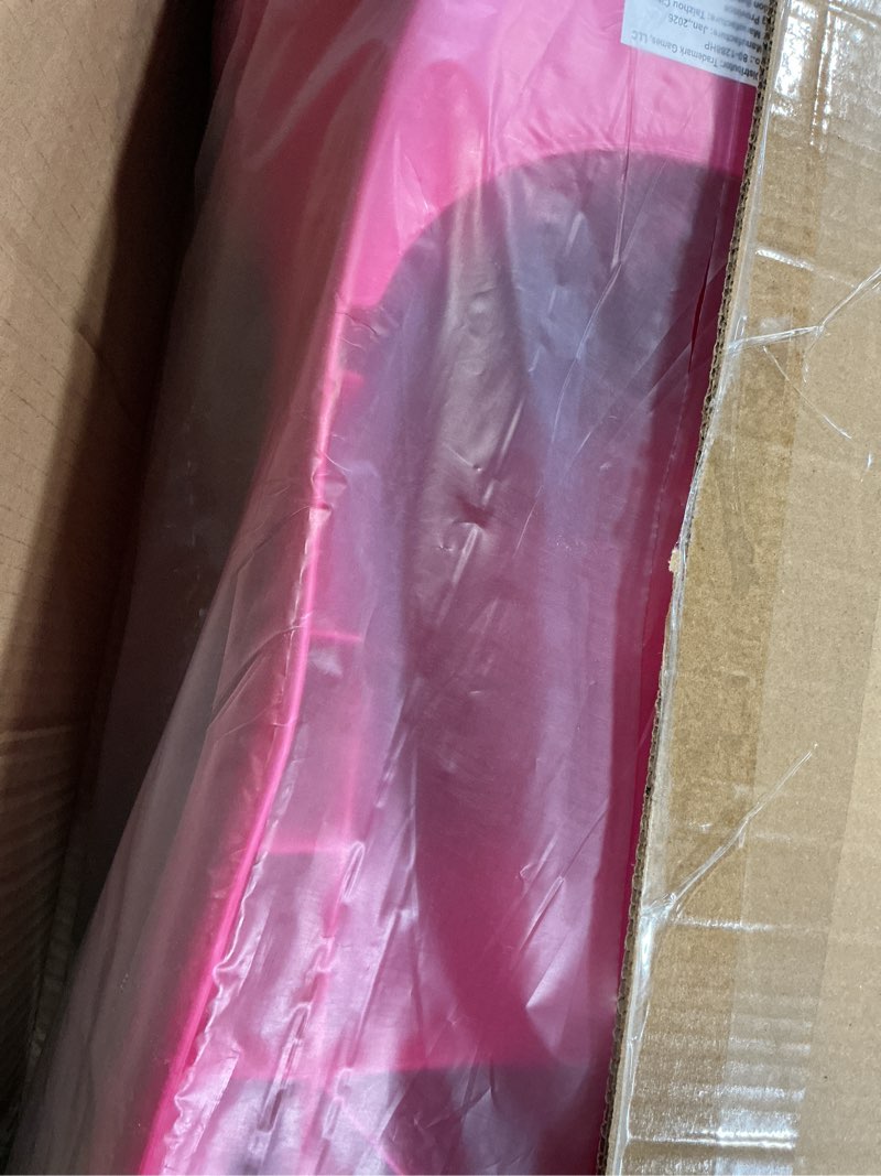 Condition photo showing New/Like New for wiggle car - ride on toy for ages 3 and up - toddler ride on toys with no batteries, gears or pedals just twist, wiggle, and go by lil’ rider (pink) hot pink and black
