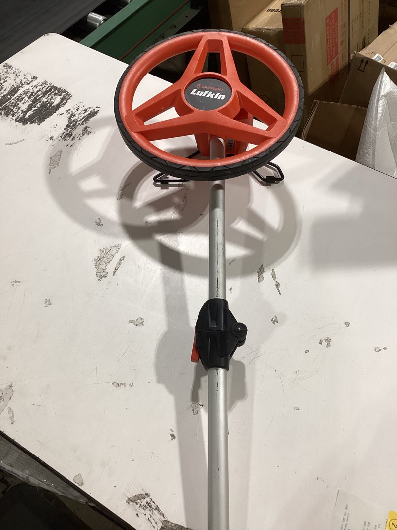 Condition photo showing As Is for Crescent Lufkin 12-in Measuring Wheel