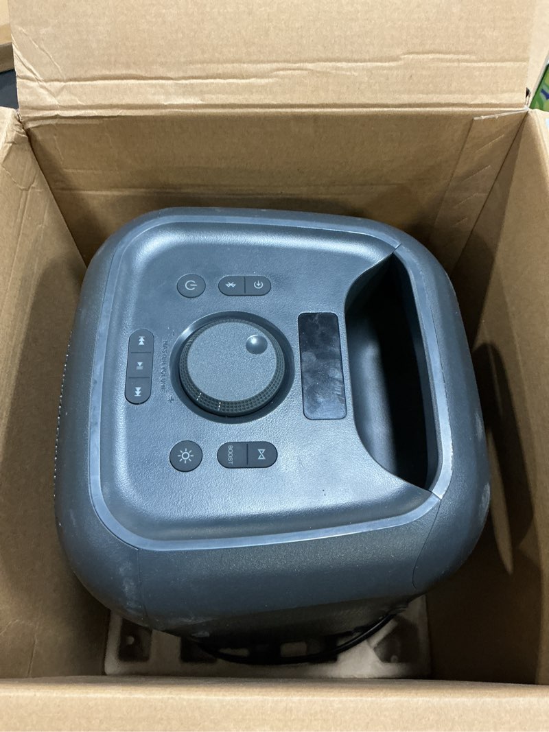 Condition photo showing As Is for onn medium party speaker gen. 2, 15.08"
