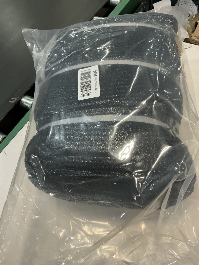 Condition photo showing New/Like New for 40% 20 x 48 ft black shade cloth, outdoor woven sun shade with grommets, durable breathable netting shading antifreezing for patio, garden, diy home, plants cover, greenhouse, dog kennel 20ft x 48ft 40% black