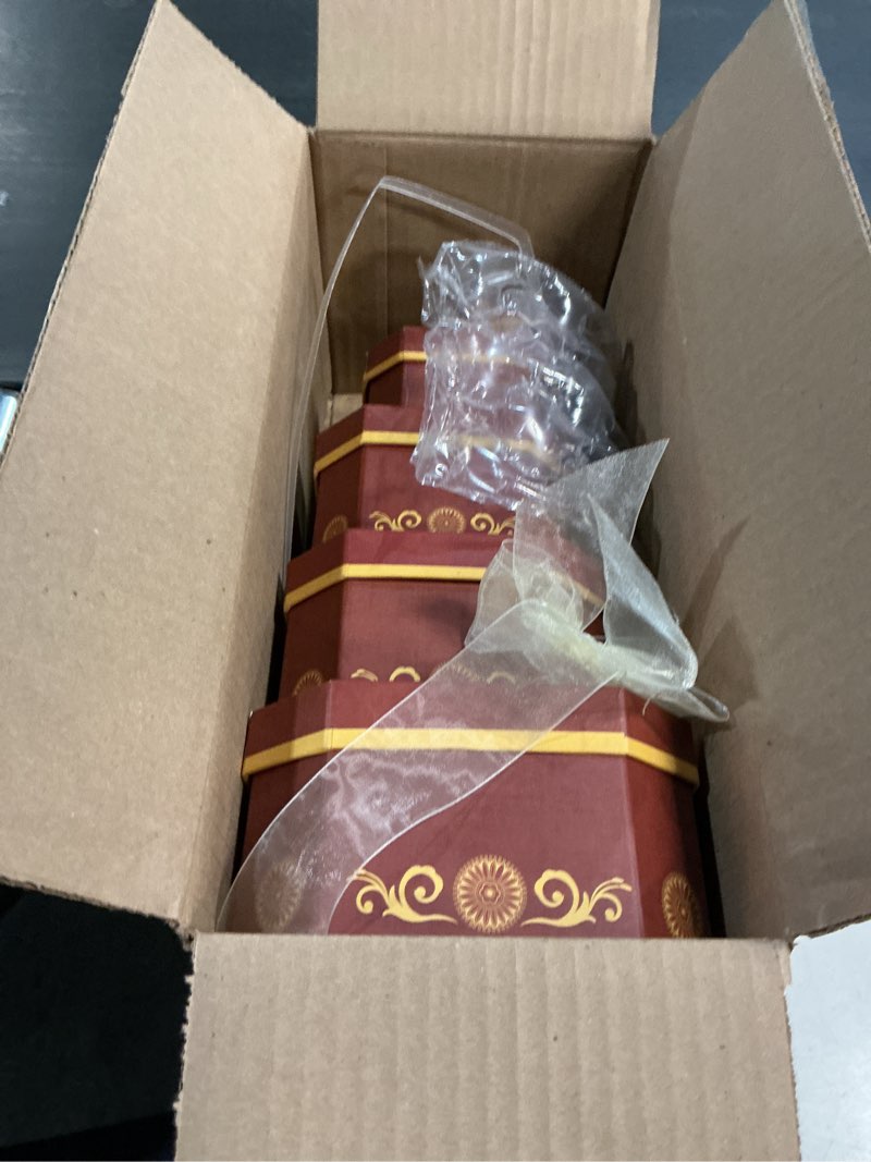 Condition photo showing Good Condition for Broadway Basketeers Thank You Corporate Gift Box Tower - Premium Snack Tower with Cookies, Sweets and Savory - Corporate Gifts for Clients, Employees, Colleagues and Teachers