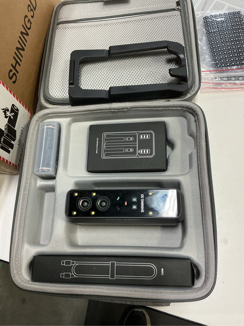 Condition photo showing Good Condition for EINSTAR Rockit Wireless 3D Handheld Scanner with Tracker Accessories, Dual Light Source, 38 Blue Laser Lines, 7 Parallel Laser Lines, 0.05mm HD Resolution, Hybrid Alignment, IR VCSEL Scanning Outdoor