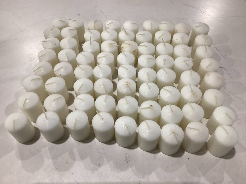 3” x4” candles 72 pack