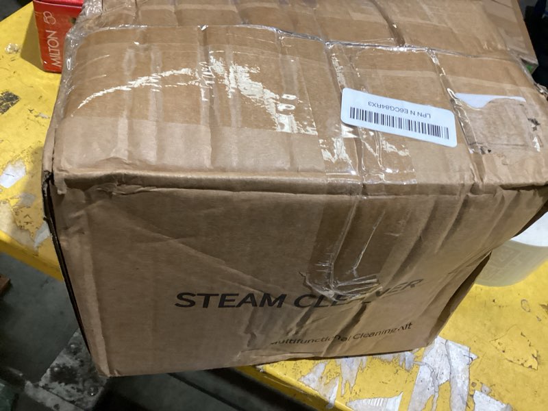 Condition photo showing Good Condition for steam cleaner for home & car, 3-level adjustable steamer for cleaning with temp display,15s fast heat,1.8l large tank, 4bar powerful steam for grout,grease,tile,couch,toilet, car detailing,windows
