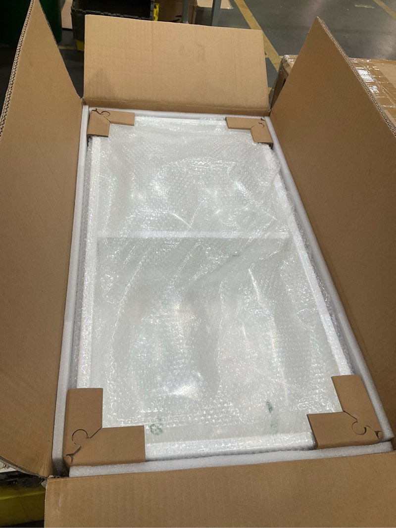Condition photo showing Good Condition for 304 stainless steel shower niche insert-24 x 12" shower shelf-no tile needed bathroom niche for shower wall-double shelves -waterproof recessed cabinet for bathroom living room study kitchen 12wx24h-matte white
