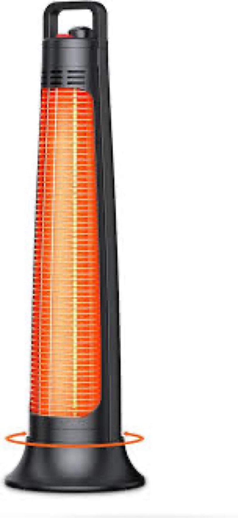 Outdoor Patio Heater, Electric Infrared Heat for Garage Backyard Indoor use, Portable Space Radiant 