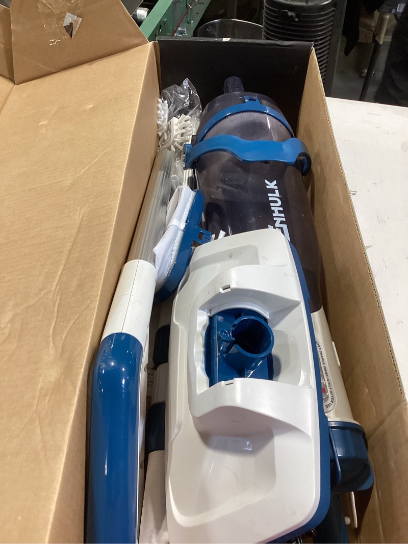 Condition photo showing Good Condition for enhulk pro cordless pool vacuum - 18.5 gpm powerful suction, 70min runtime & 13.4" wide head, xl capacity handheld rechargeable pool cleaner for inground/above ground pools with telescopic pole, pc18 pc18 blue