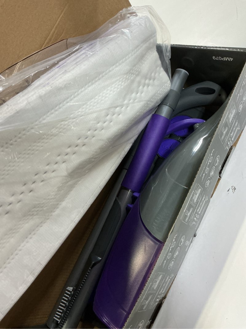 Condition photo showing Good Condition for Spray Mops for Floor Cleaning - Wet Dry Mops with 6 Disposable Pads for Swiffer Powermop - Refillable Bottle for Hardwood Tile Home Kitchen - Absorbs Pet Hair Dust Stains Gray