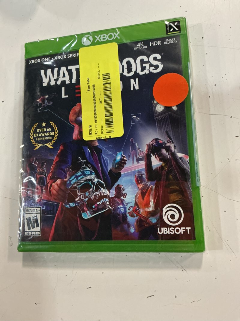 Condition photo showing New/Like New for watch dogs: legion - xbox one/series x