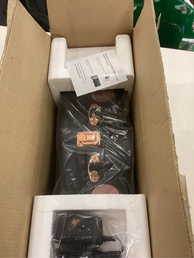 Condition photo showing New/Like New for Record Player Wireless Portable Suitcase Vinyl Player with Built-in Speakers Retro Style Record Player for Vinyl Records 3-Speed RCA Line Out AUX in Vintage Turntable Upgrade Black Vintage Black