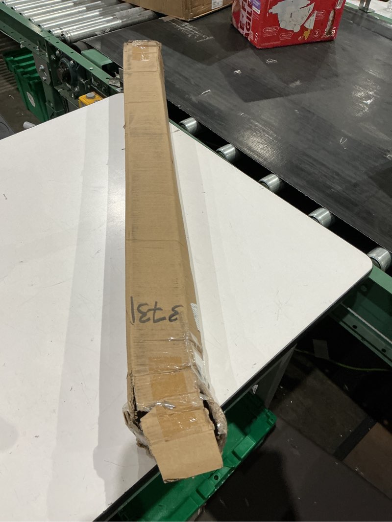Condition photo showing As Is for curtain single tracks ceiling or wall mounting, ceiling curtain track with silent rollers, curtain track for curtains drapes and room dividers living room bedroom, white, 9.2ft?280cm? white 9.2ft?280cm?