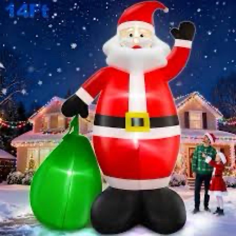12 ft pink christmas tree inflatables outdoor decorations, blow up candy-themed xmas tree with rotating projection for garden lawn holiday decor 12 ft xmas tree