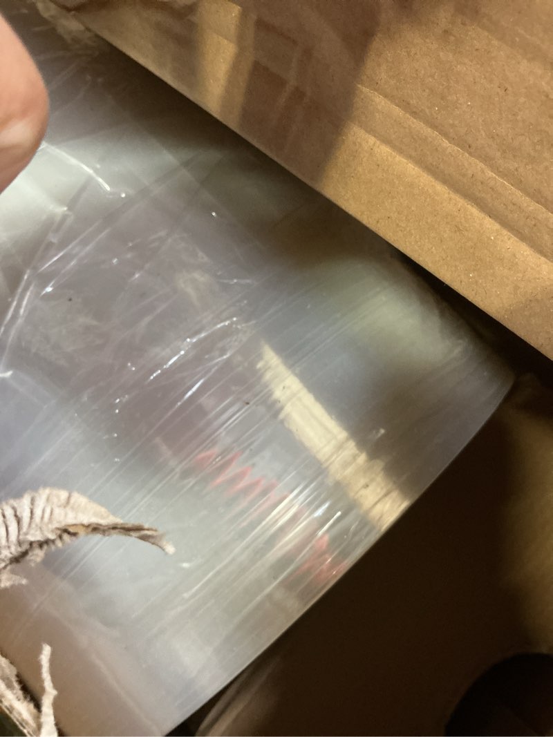 Condition photo showing Good Condition for knox brand - 12" 75 gauge polyolefin shrink film heat wrap pof centerfold 3500' feet