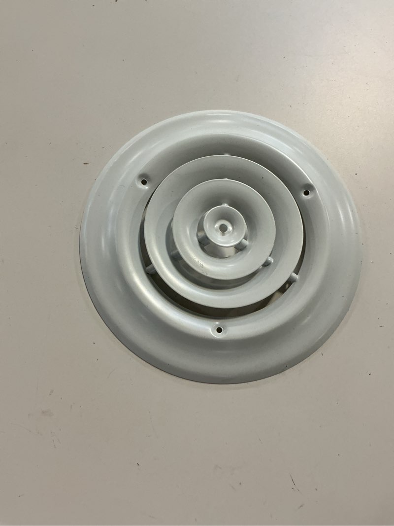 HART&COOLEY/TruAire Round Ceiling Diffuser White 10" (missing hardware)