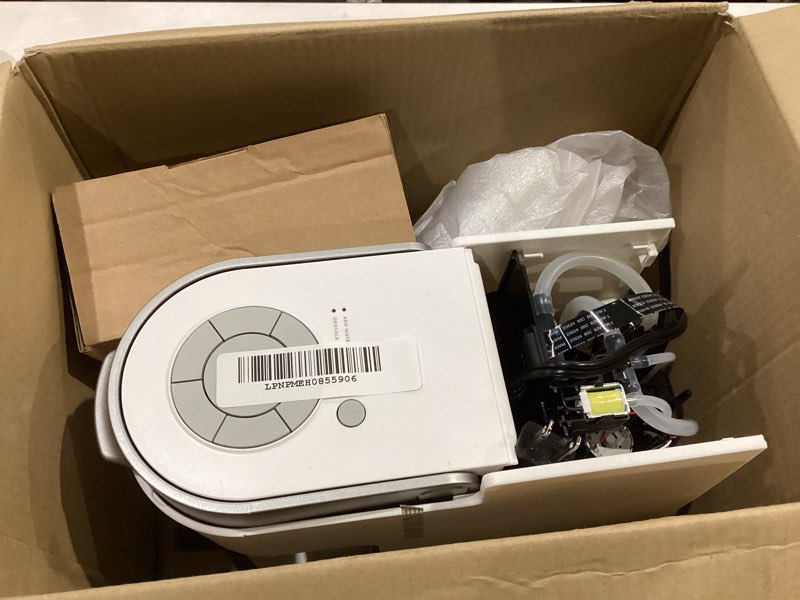 Condition photo showing As Is for keurig k-supreme single serve k-cup pod coffee maker, multistream technology, 4 brew sizes, 66oz dual-position removable reservoir, white white coffee maker