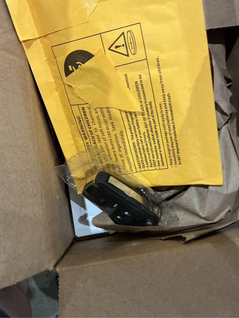 Condition photo showing As Is for mechanmagic remote flip key fob replacement fits for chevy cruze equinox camaro malibu sonic impala buick lacrosse regal verano encore allure gmc terrain 2010-2021 keyless entry control oht01060512