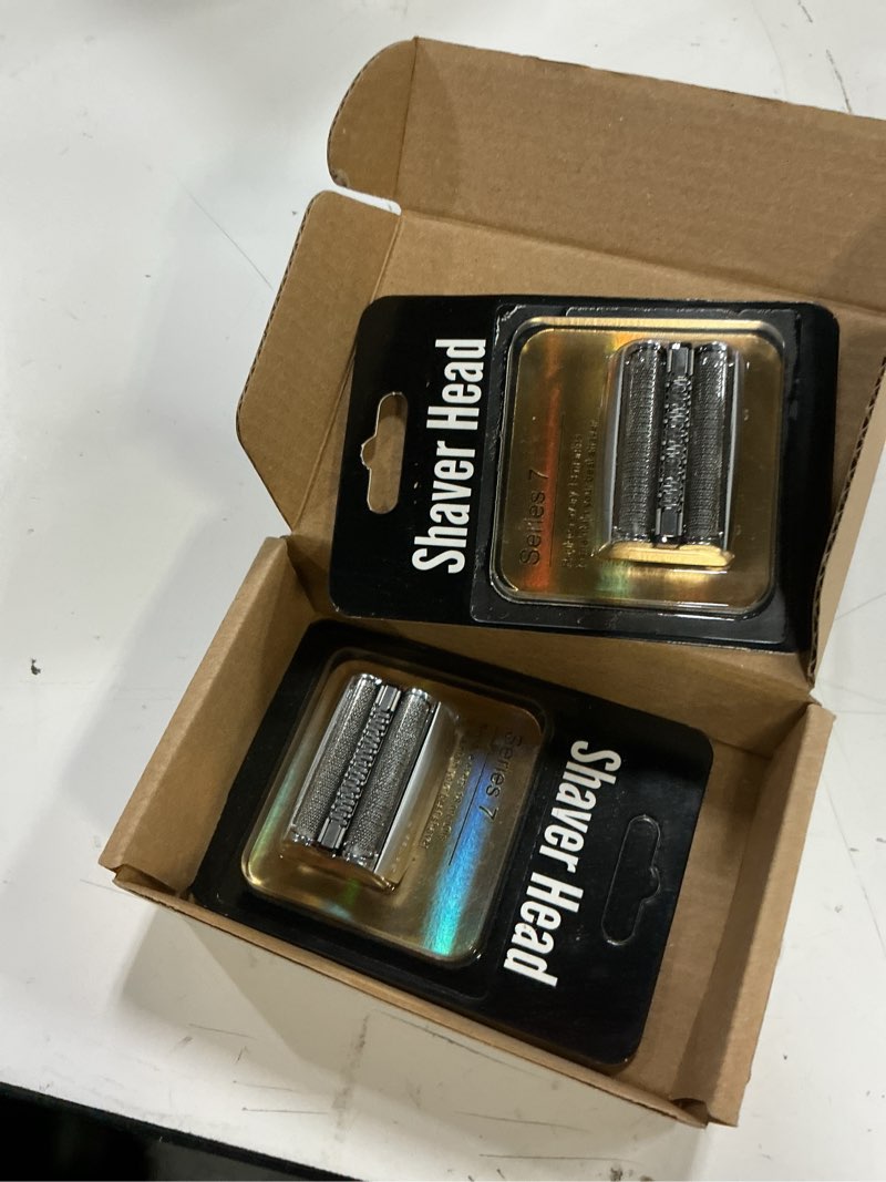 Condition photo showing New/Like New for 70s series 7 replacement head for braun series 7 foil shaver replacement heads for braun series 7 replacement compatible with series 7 shavers 70s 720,750cc, 760cc,790cc,9565 foil shaver?2pack ?