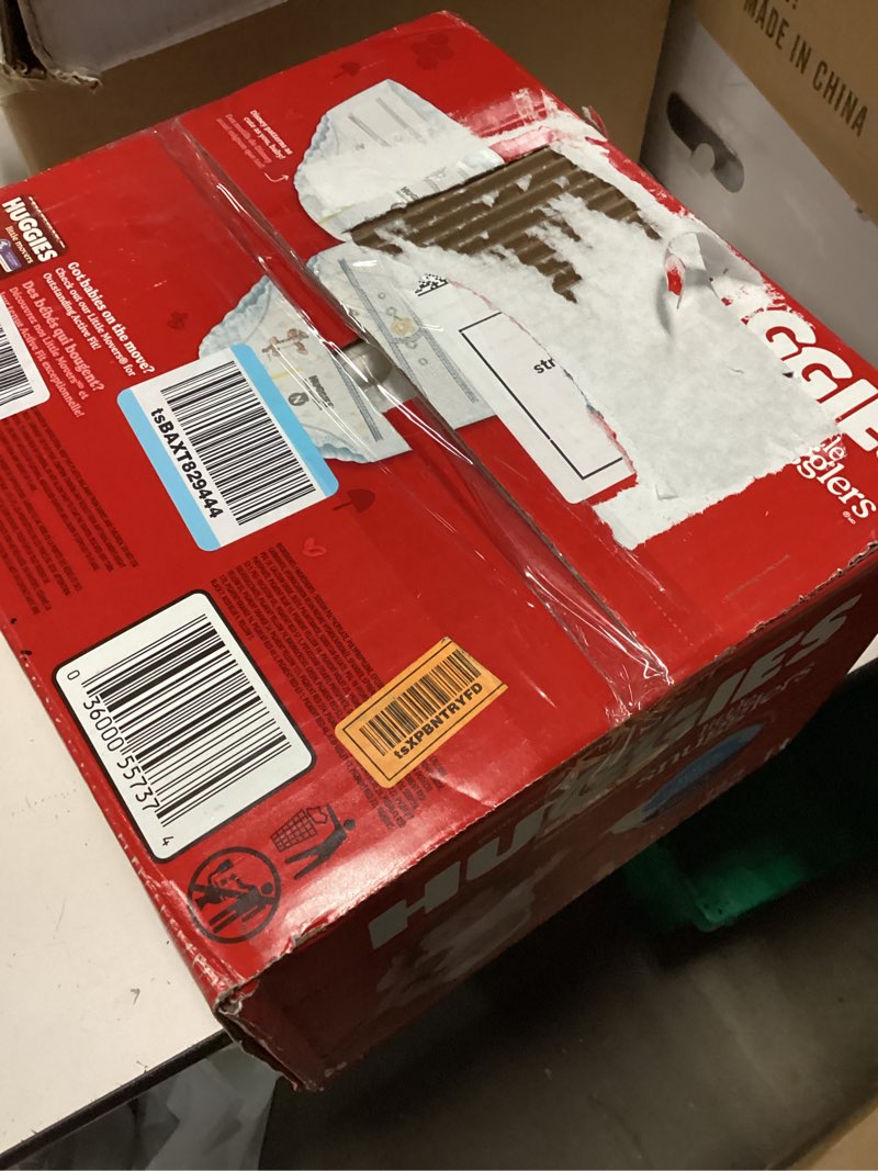 Condition photo showing New/Like New for huggies size newborn diapers, little snugglers baby diapers, size newborn (up to 10 lbs), 144 count, packaging may vary newborn 144
