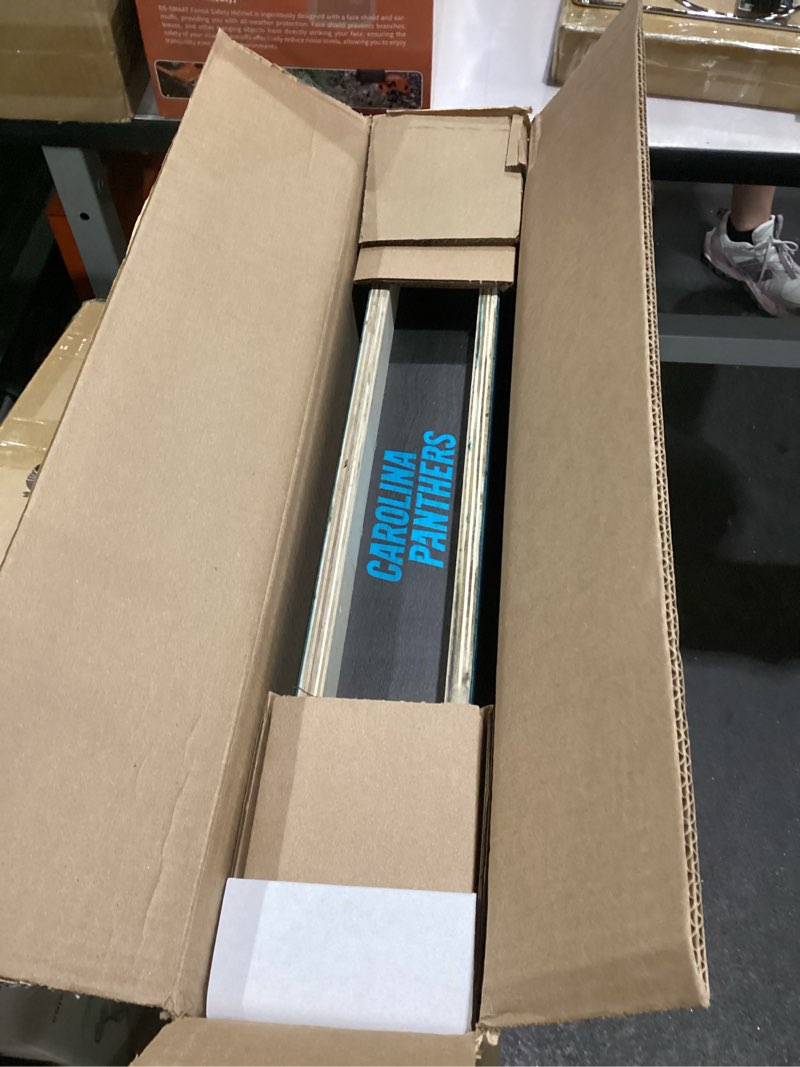 Condition photo showing Good Condition for YouTheFan NFL 2’ x 3’ Wood Cornhole Game Carolina Panthers