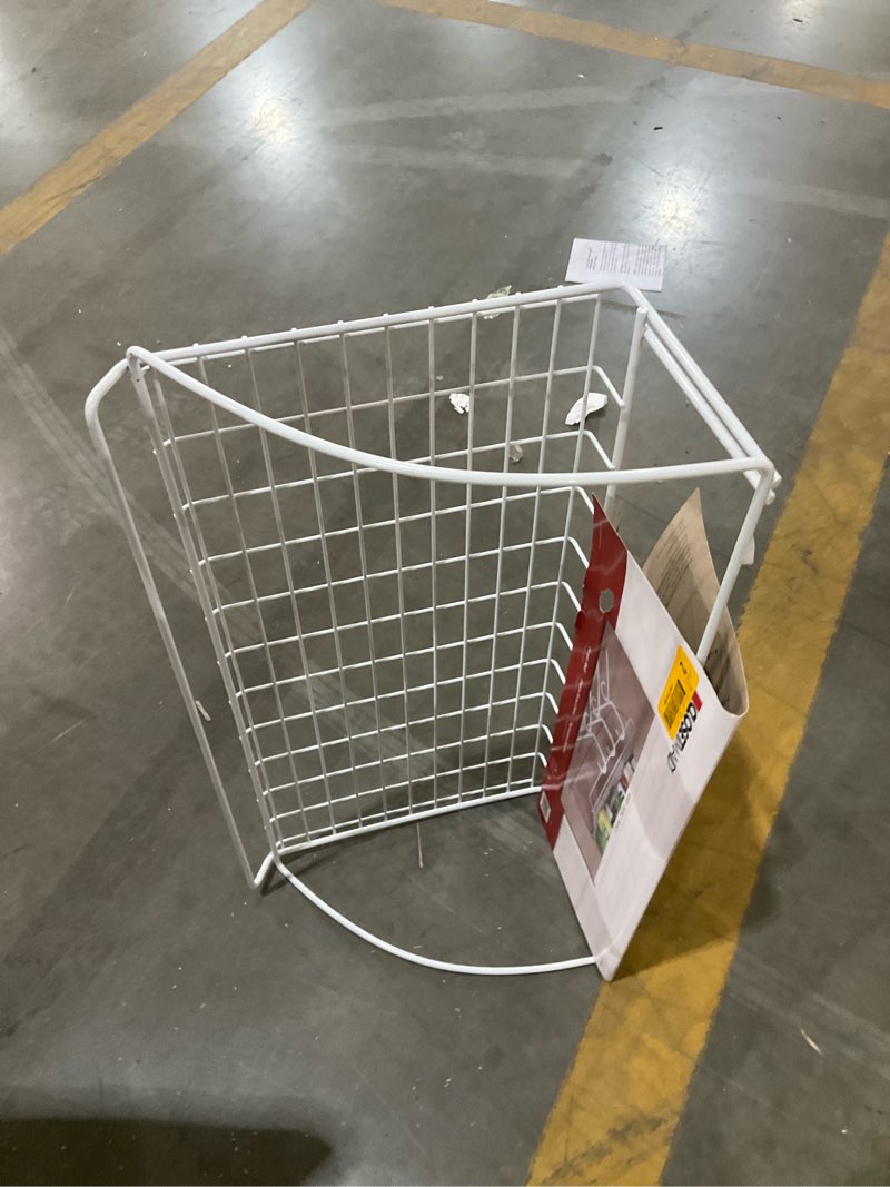 Condition photo showing New/Like New for closetmaid 2-ft x 12-in white fixed mount wire shelf