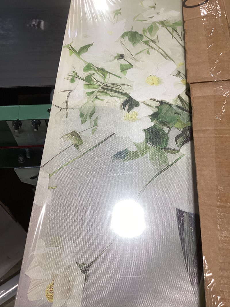 Condition photo showing New/Like New for daktenn floral canvas wall art bathroom wall art pictures wall decor home decor wall decor for bedroom livingroom 24x32 inches 32"l x 24"w morning dew blooms