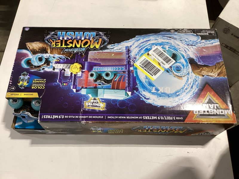 Condition photo showing Good Condition for monster jam car wash playset