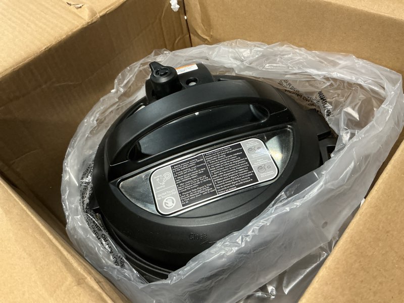 Condition photo showing Good Condition for Instant Pot Duo 7-in-1 Mini Electric Pressure Cooker, Slow Rice Cooker, Steamer, Sauté, Yogurt Maker, Warmer & Sterilizer, Includes Free App with over 1900 Recipes, Stainless Steel, 3 Quart