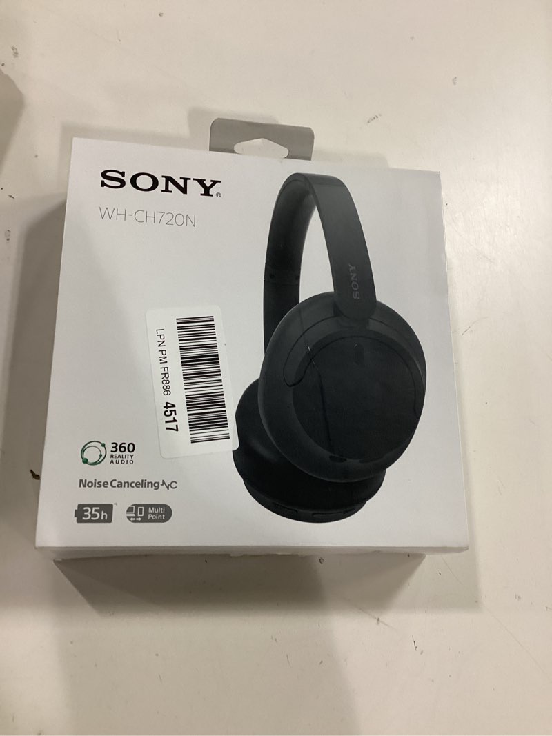 Condition photo showing New/Like New for Sony WHCH720N Bluetooth Wireless Noise-Canceling Headphones - Black