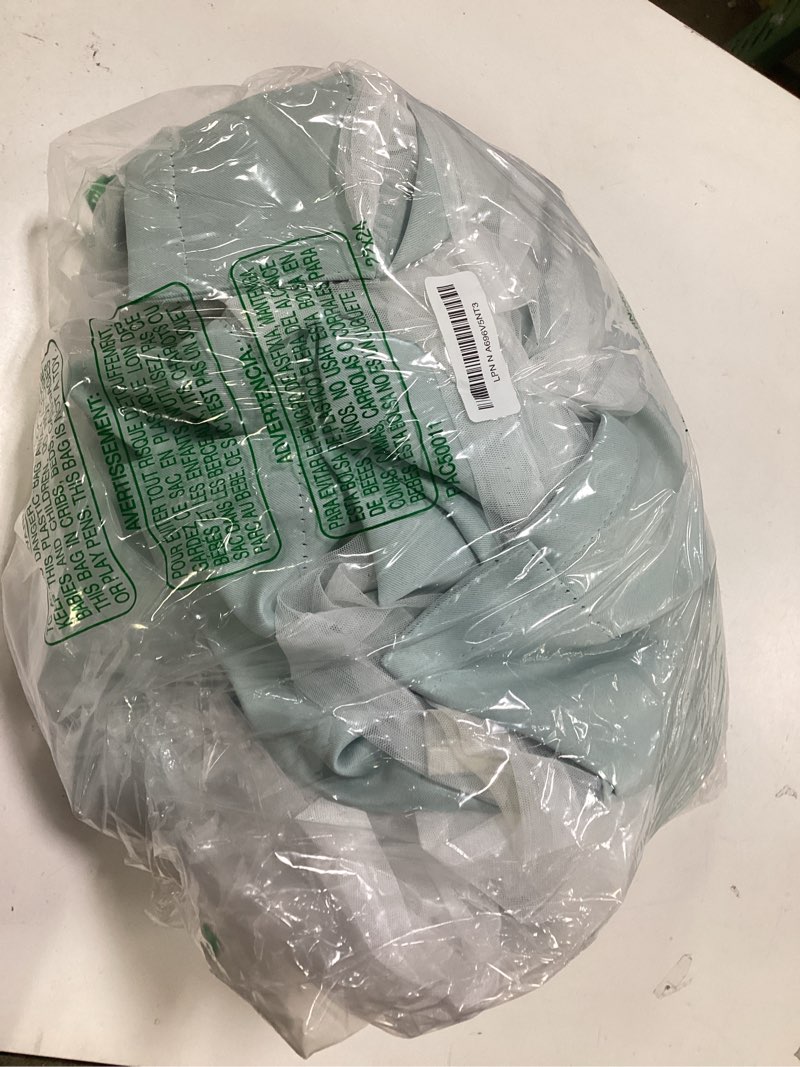 Condition photo showing As Is for INLINAS Beige Blackout Curtains with Sheer Overlay - Grommet Top Thermal and Noise Reduction Panels for Bedroom and Living Room Light Blocking and Energy Saving, 37 x 63 Inches, Set of 2 Beige Standard White Sheer 37"W x 63"L (Pack of 2)