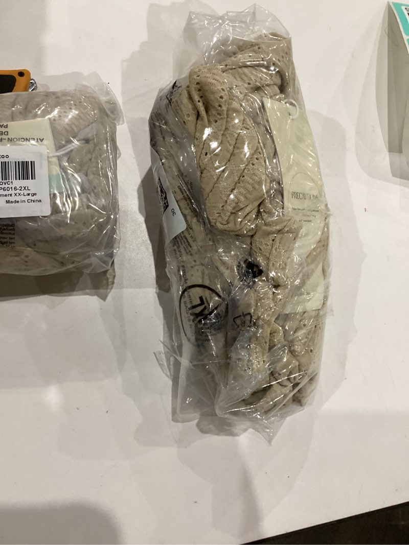 Condition photo showing New/Like New for Dokotoo Women's Hollow Out Cover Up Swimwear Beachwear Double Shoulder Straps Sleeveless Mini Dress Drawstring Beach Dress XX-Large Parchment