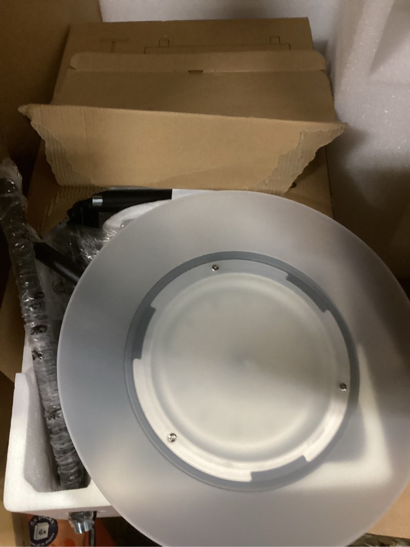 Condition photo showing Good Condition for Upgraded 2-in-1 Torchiere Floor Lamp, Dimmable Standing Lamp with Remote&Touch Control, 34W Brightness Adjustable Floor Reading Light, Black Modern Corner Lamp for Living Room Bedroom Office