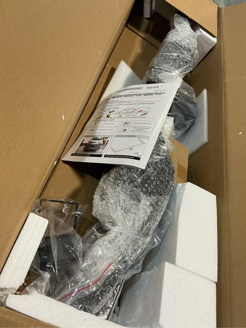Condition photo showing Good Condition for autekcomma class 3 trailer hitch, tow hitch 2-inch receiver, compatible with toyota sienna 2011-2020, multi-fit hitch to receive ball mount, cargo carrier, bike rack,(concealed main body) 13343 2011-2020 concealed main body