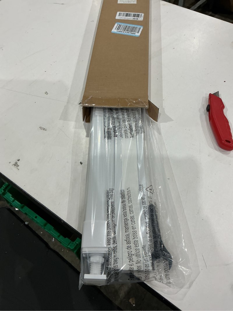 Condition photo showing New/Like New for lazblinds no tools no drill cordless cellular shades, top down bottom up (tdbu) honeycomb shades for home, light filtering thermal insulation blinds for windows, 22" w x 48" h, white light filtering - white 22" w x 48" h