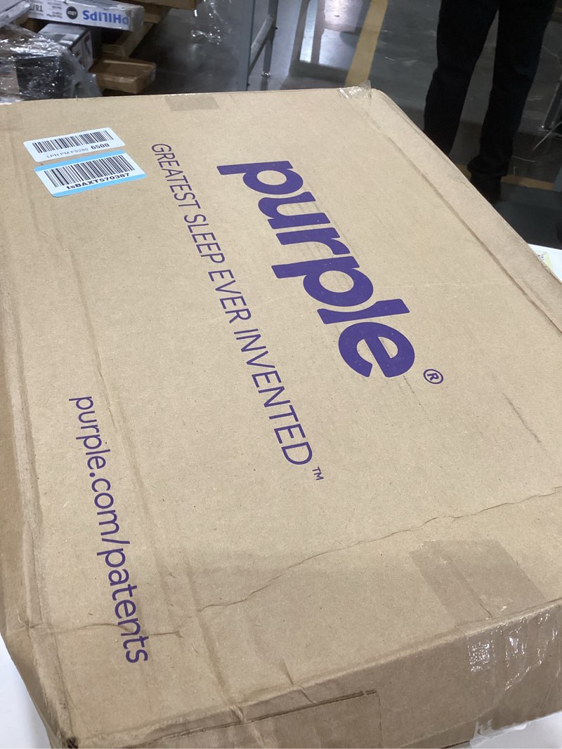 Condition photo showing Good Condition for Purple Harmony Pillow – Talalay Latex Foam Cooling Pillow for Combo or Side Sleepers, 360º Hex GelFlex Grid for No-Pressure Support and Luxurious Weightless Feel - Standard, Medium Feel, Med Height