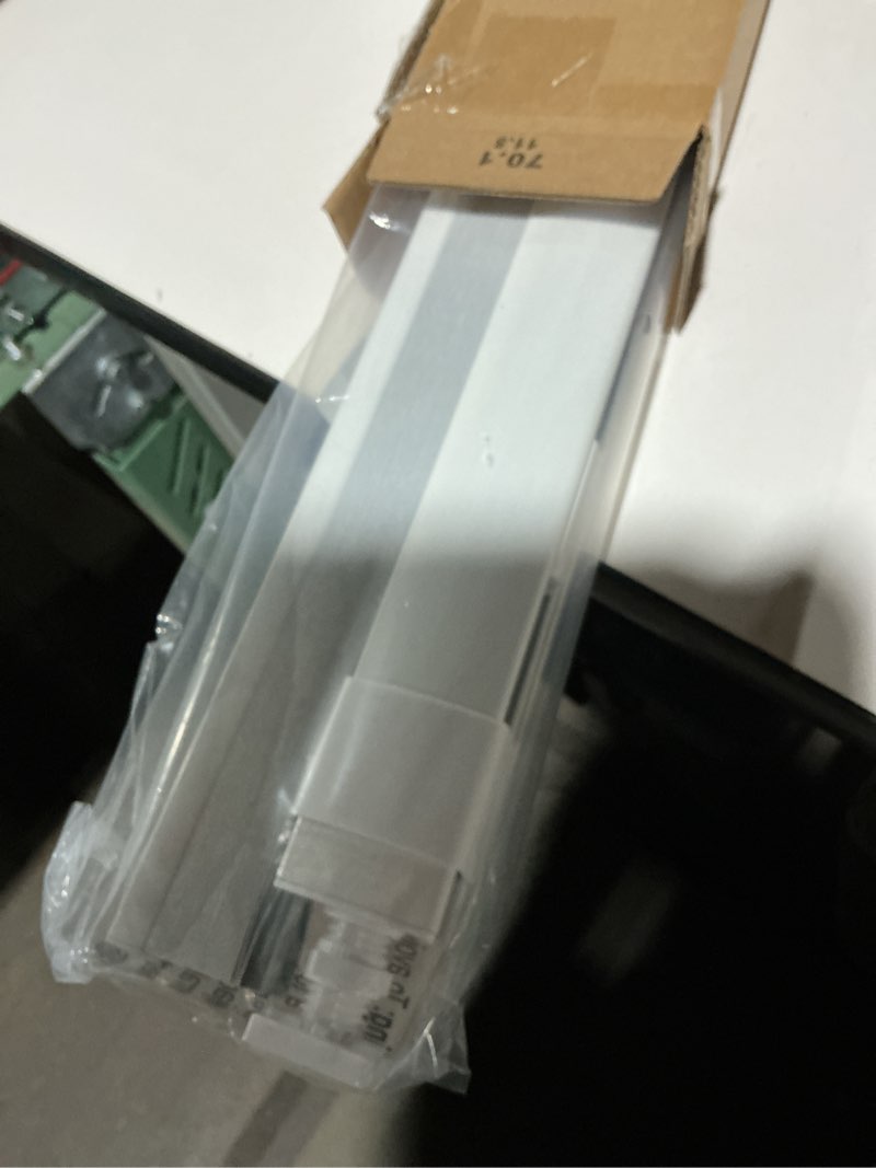 Condition photo showing Good Condition for LazBlinds No Tools No Drill Cordless Cellular Shades, Blackout Light Blocking Honeycomb Shades for Home, Thermal Insulation Blinds for Windows, 28" W x 36" H, White Blackout-white 28" W x 36" H