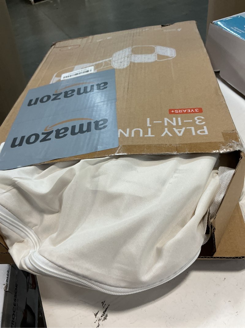 Condition photo showing Good Condition for tiny land kids play tent with tunnel, pop up play tent with ball pits for toddlers, baby tent with carry bag, toddler tents indoor khaki