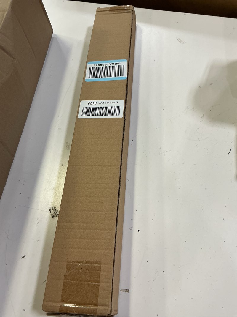 Condition photo showing New/Like New for jlong semicircular arch window shade, cordless, beige, 48"w x 24"h, thermal insulation, uv protection beige 48"w x 24"h