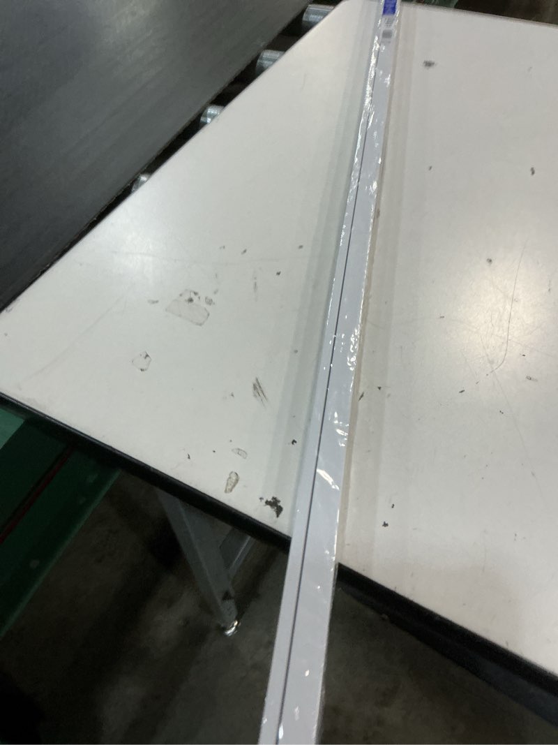 Condition photo showing New/Like New for randall manufacturing 1/4" plastic sliding door track (white, 4 ft long) white 4 ft long