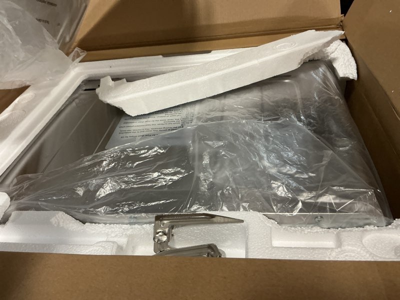 Condition photo showing Good Condition for HotKing Dual-Zone Air Fryer Toaster Oven Combo, 28 QT Extra Large, Non Toxic Stainless Steel Convection Oven with French Door, Countertop Airfryer with Window, Racks, Rotisserie, Dehydrator, ETL Rated 28 Quart