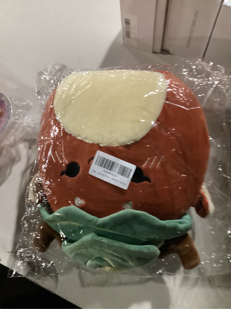 Condition photo showing New/Like New for Christmas Reindeer Merry Plush with Tree Hat, Soft Stuffed Animal 12in