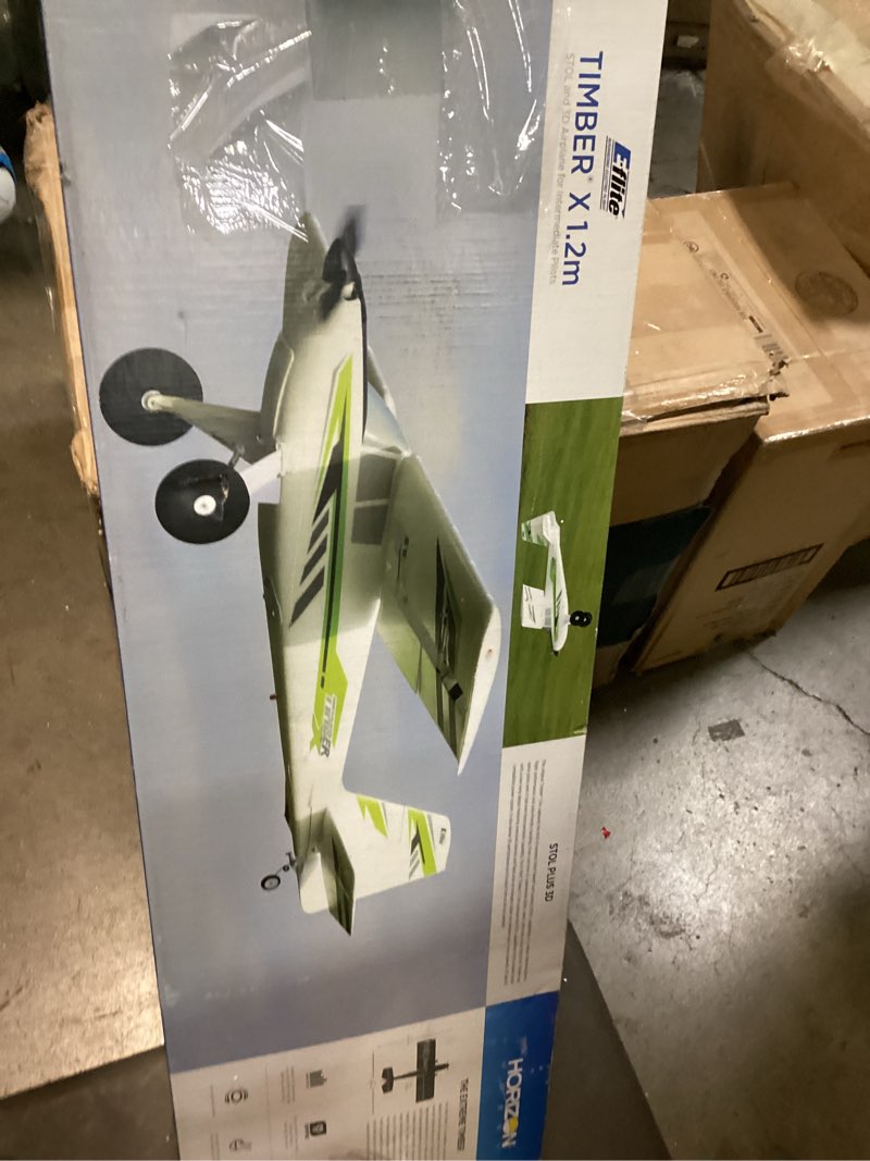 Condition photo showing Good Condition for E-flite RC Airplane Timber X 1.2m BNF Basic Transmitter Battery and Charger not includedwith AS3X and Safe Select EFL38500