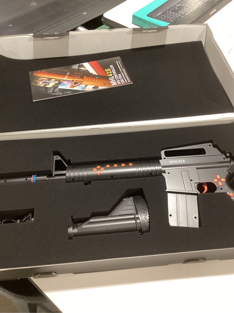 Condition photo showing New/Like New for Professional FPS Motion Controller - Precision Aiming, Immersive Gunfight Experience, Compatible with PS4/PS5, Supports Mainstream FPS Games like Call of Duty and Battlefield, 10-Hr Runtime Authentic Feedback (Black)