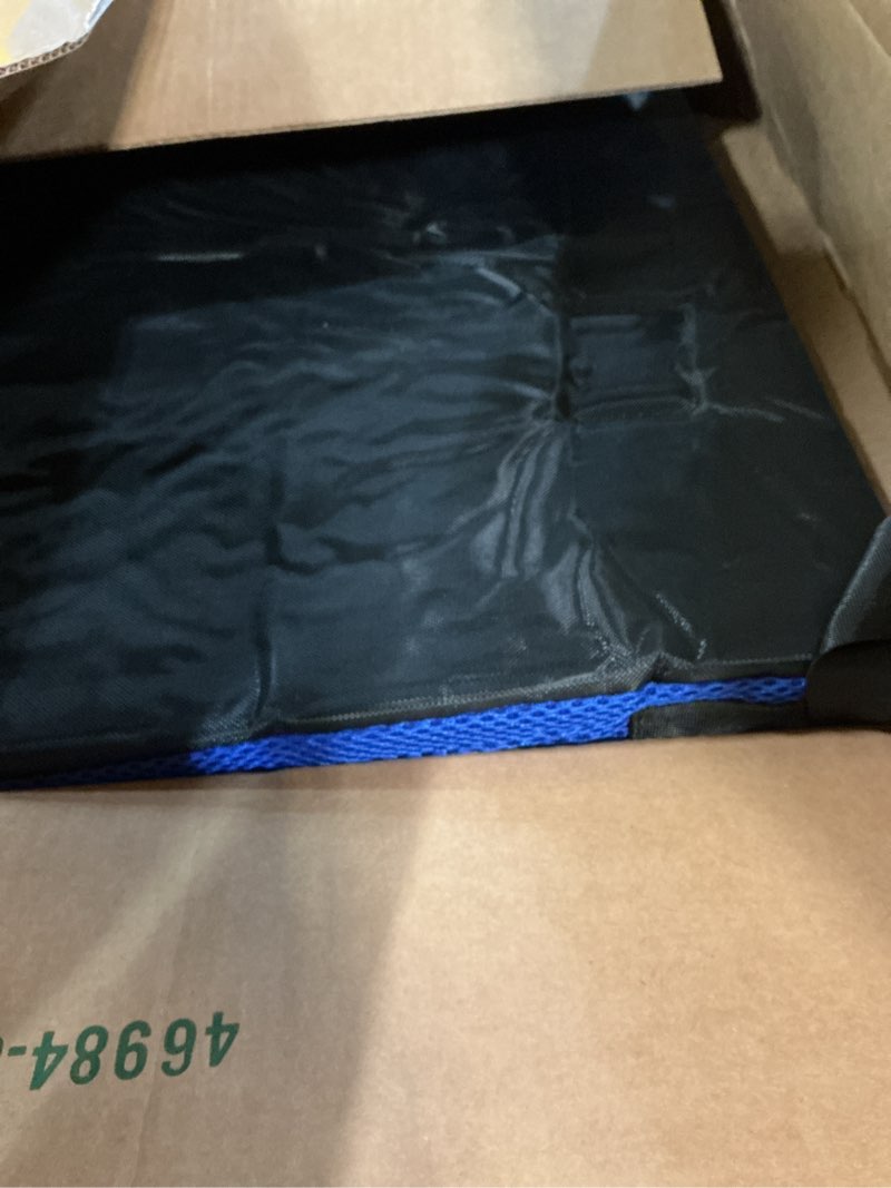 Condition photo showing Good Condition for Soft Wheelchair Seat Cushion for Adults Washable Wheelchair Cushions for Seniors Wheelchair Pads Cushions Thick for Seat Non-Slip and Lumbar Support (Black + Blue)