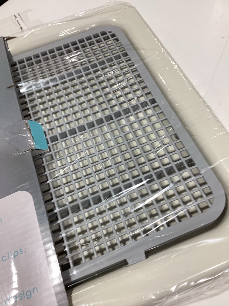 Condition photo showing New/Like New for smart paws 3 sizes small puppy dog toilet,poodles training tray,yorkie pet pads holder 21.65x17.71 inch (pack of 1)
